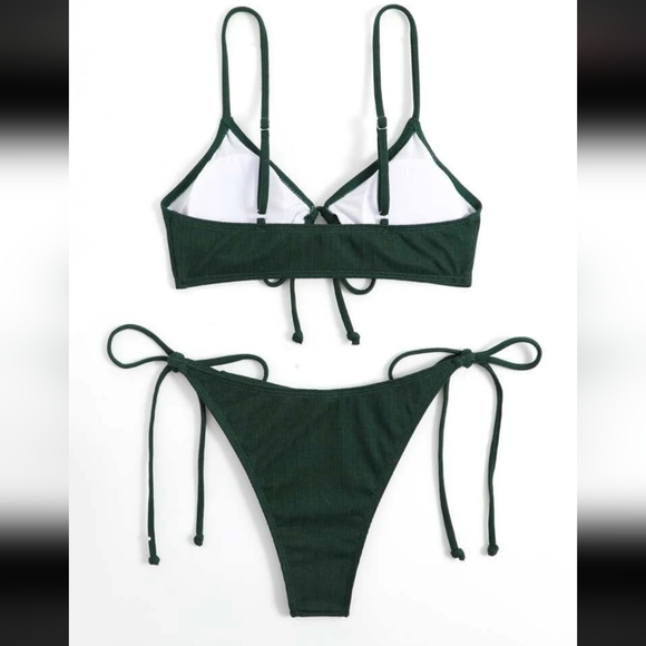 Tie Side Tanga Bikini Swimsuit - Picture 3 of 4